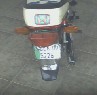 Honda CD 70 Rear view