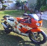 Yamaha FZR250 Interior view