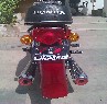 Honda CD200 Rear view