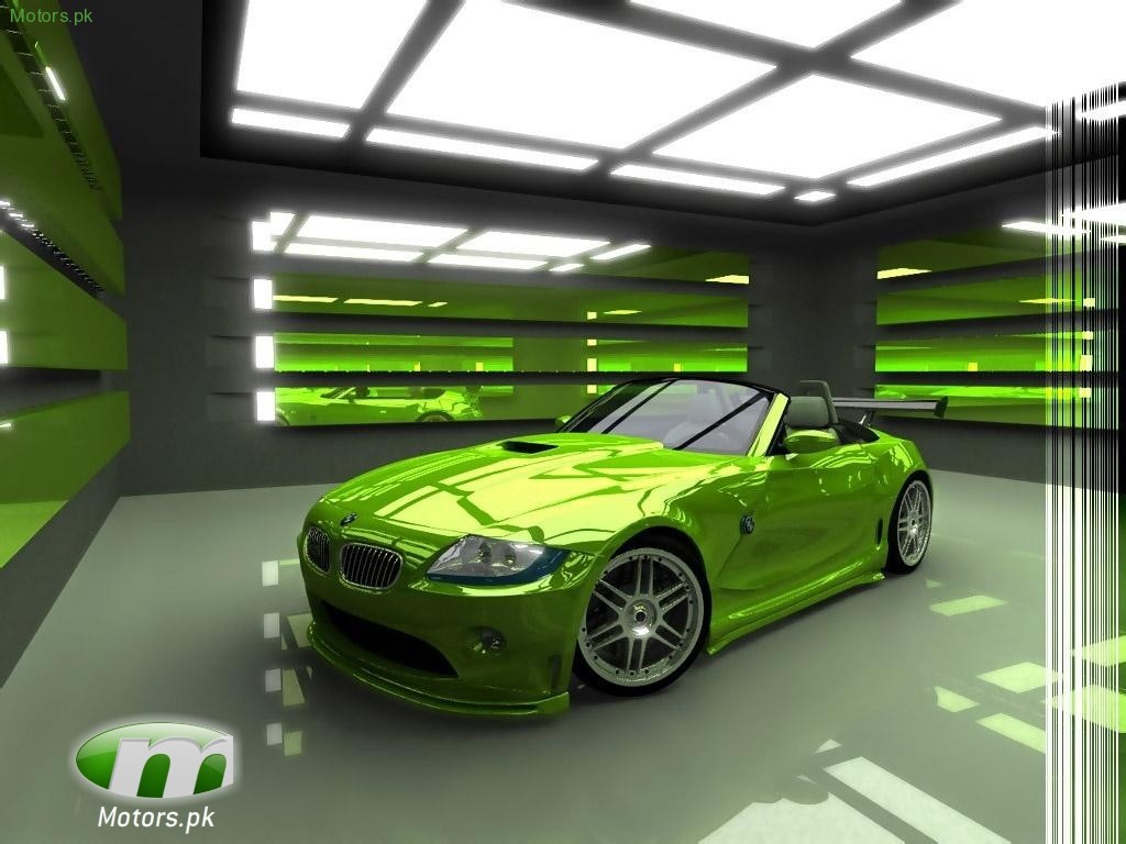 BMW-Z4-green-wallpaper