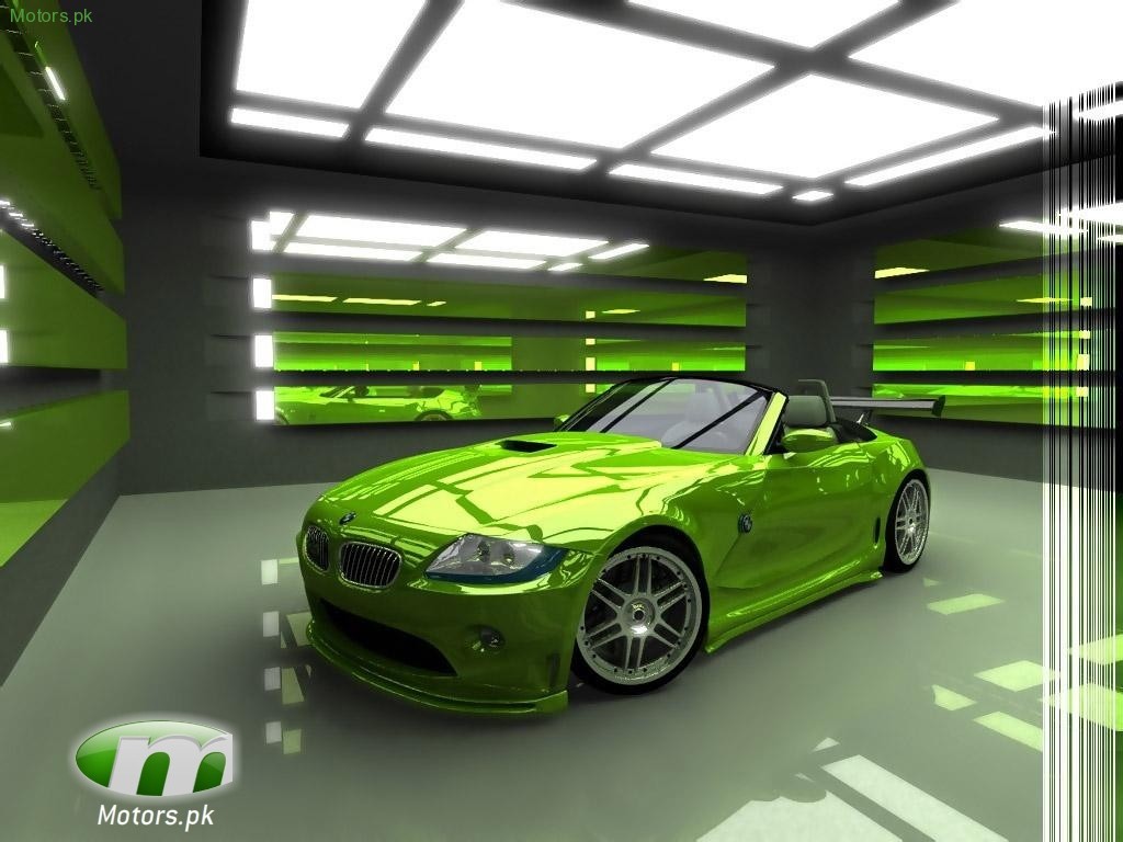 BMW-Z4-green-wallpaper