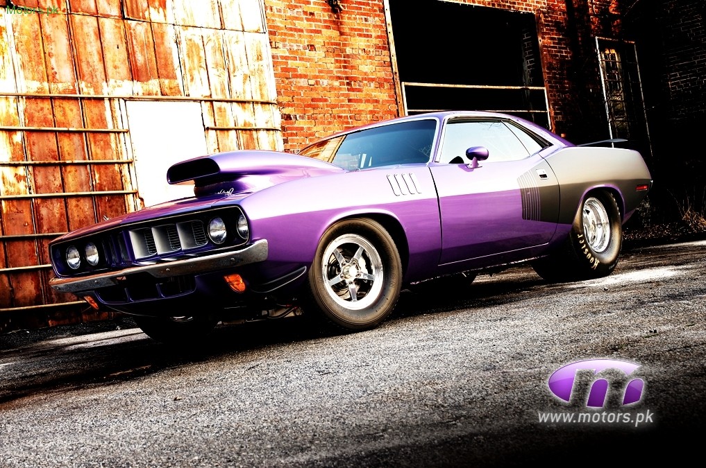 Purple-Muscle-Car-Super-Charger