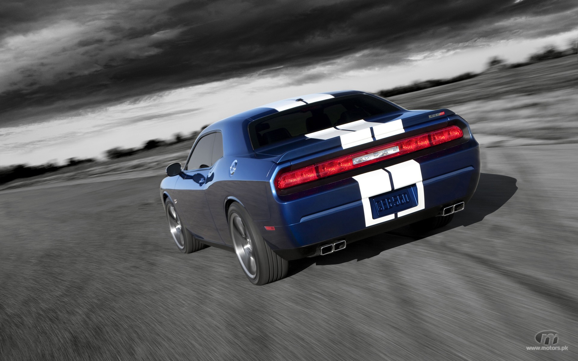 2011-Dodge-Challenger-SRT8-392-Rear-Angle-Speed-1920x1440