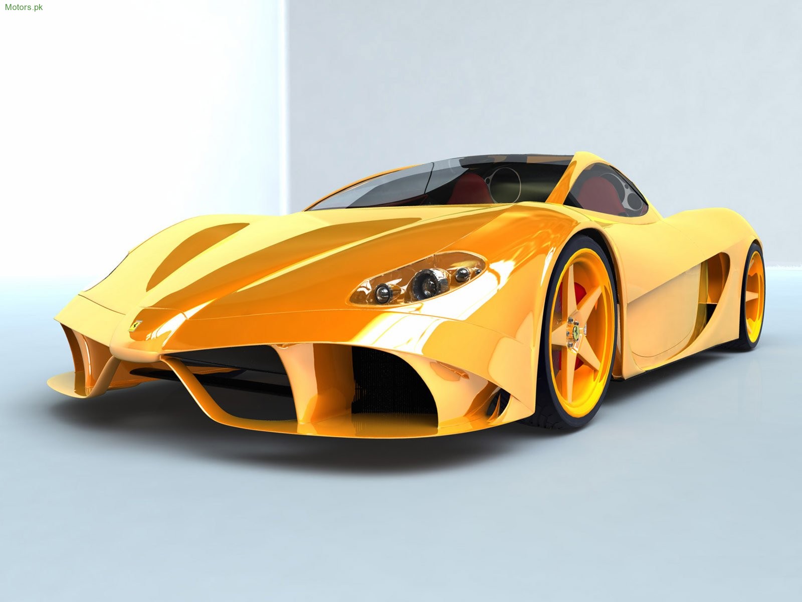 Ferrari-wallpaper-yellow
