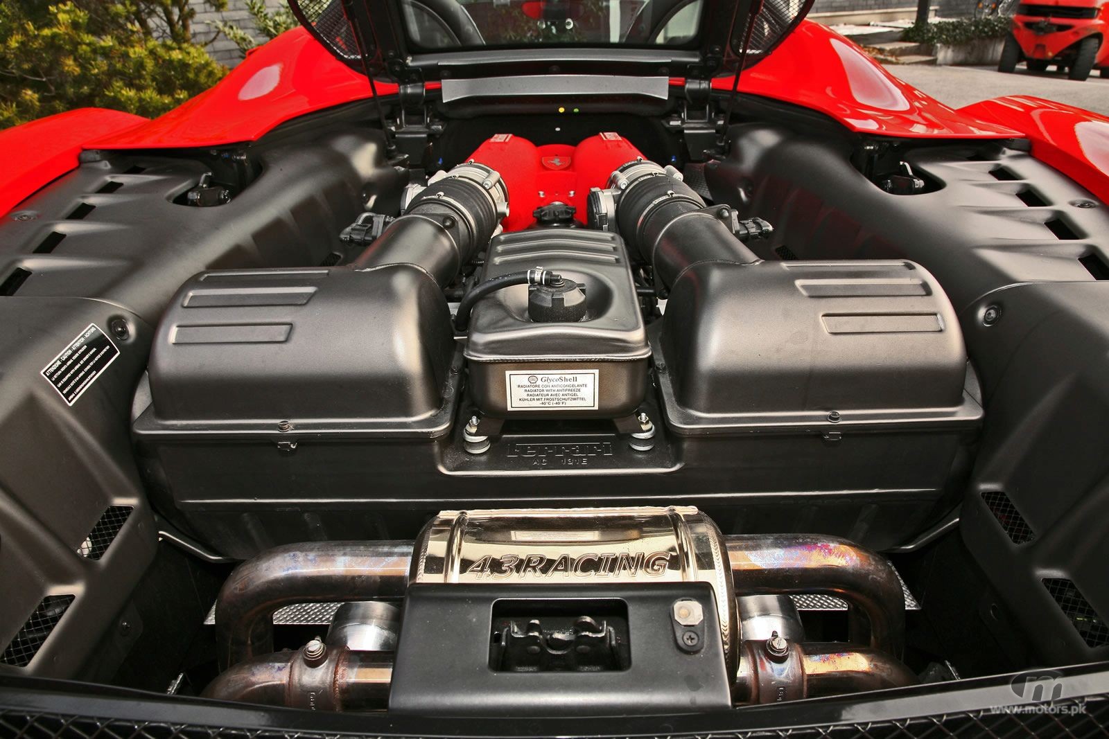 Ferrari F430 Scuderia Engine View | Motors.pk