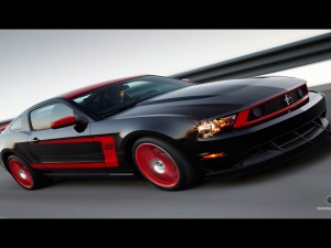 ford-mustang-red-black-boss